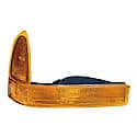 New CAPA Certified Standard Replacement Passenger Side Signal/Park Light Lens And Housing, Amber