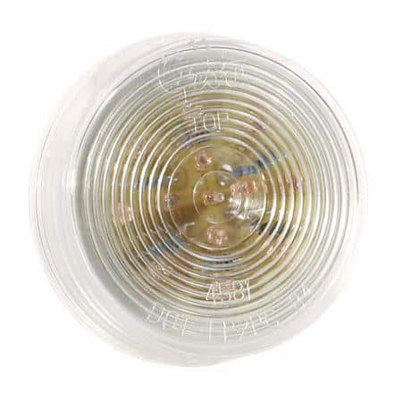 Hi Count½ 2-1/2" LED Clearance / Marker Lamp - Red light with a clear lens - UBS double-seal pigtail