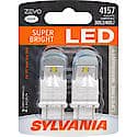 4157 ZEVO: White LED Mini Bulb, Super Bright, Lifetime Warranty, 2 Pack