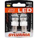 1156A ZEVO: Amber LED Mini Bulb, Super Bright, 2 Pack