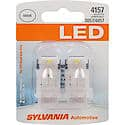 4157: White LED Mini Bulb, 1 Year Warranty, 2 Pack