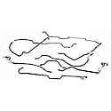 Brake Line Kit Stainless Steel 76-80 Disc