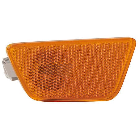 New CAPA Certified Standard Replacement Driver Side Front Side Marker Light Assembly, In The Bumper