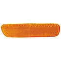 New CAPA Certified Standard Replacement Passenger Side Front Side Marker Light Assembly, Amber Lens