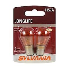 1157A Long Life: Amber Mini Bulb, Standard Performance, 2 Pack