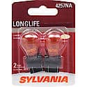 SYLVANIA 4257NA Long Life Mini Bulb, 2 Pack