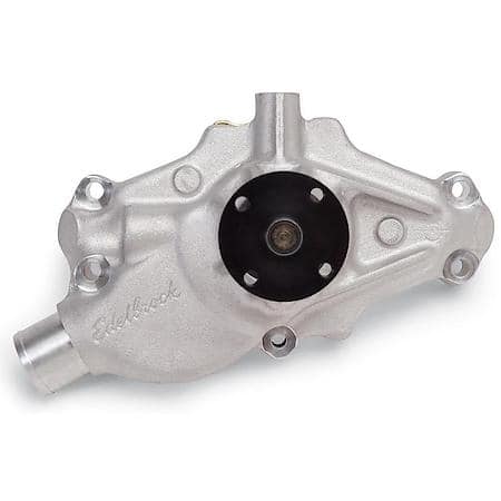 Water Pump for Small-Block 1984-91 350 c.i.d. Corvettes in Satin Finish (Short)