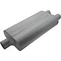 50 Delta Flow Muffler - 2.25 Center In / 2.00 Dual Out - Moderate Sound