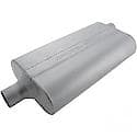 50 Delta Flow Muffler - 2.00 Center In / 2.00 Offset Out - Moderate Sound