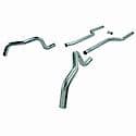 Header-back System - 3.00 in. Dual Rear Exit - Pipes Only No Mufflers