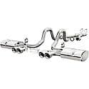 Street Series Cat-Back Exhaust System: Polished Tips, Stainless Steel, Designed for Power and Sound