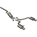 Touring Series Cat-Back Exhaust System: Polished Tips, Stainless Steel, Designed for Power and Sound