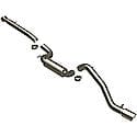 Street Series Cat-Back Exhaust System: Polished Tips, Stainless Steel, Designed for Power and Sound