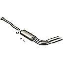 Street Series Cat-Back Exhaust System: Polished Tips, Stainless Steel, Designed for Power and Sound