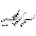 Street Series Cat-Back Exhaust System: Polished Tips, Stainless Steel, Designed for Power and Sound