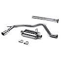 Street Series Cat-Back Exhaust System: Polished Tips, Stainless Steel, Designed for Power and Sound