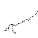 Performance Exhaust Kit for Ford Diesel 7.3L, 4 in.