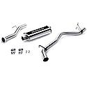 Street Series Cat-Back Exhaust System: Polished Tips, Stainless Steel, Designed for Power and Sound