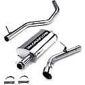 Street Series Cat-Back Exhaust System: Polished Tips, Stainless Steel, Designed for Power and Sound