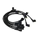 706101 Flame-Thrower Spark Plug Wires 6 cyl Custom Fit Black