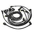 708107 Flame-Thrower Spark Plug Wires 8 cyl Plymouth Custom Fit Black