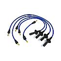 704301 Flame-Thrower Spark Plug Wires 4 cyl VW Custom Fit Blue