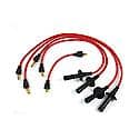 704401 Flame-Thrower Spark Plug Wires 4 cyl VW Custom Fit Red