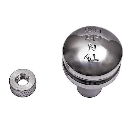 Billet Transfer Case Knob, 87-95 Wrangler, 2H-4H-N-4L Pattern