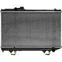 Radiator: With Engine And Transmission Oil Coolers