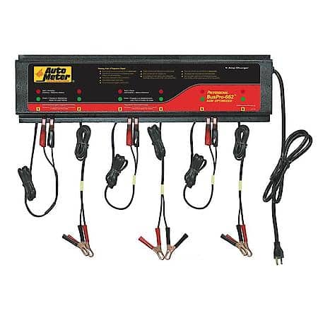 6 Station Charger; 5 Amp/Station; 220V; AGM; ROHS