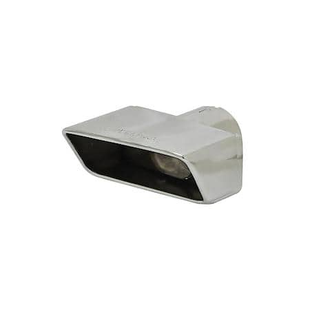 Exhaust Tip - 3.00 x 7.00 in. Rectangle Polished SS - Challenger - Right - Clamp