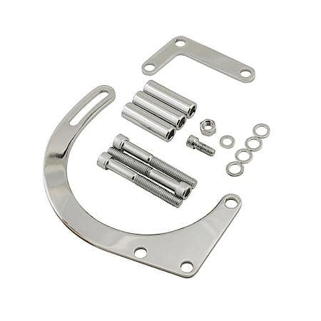 Chrome Low Mount Alternator Bracket - Small Block Chevy - Dress Up Your Engine!