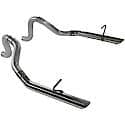 Prebent Tailpipes 2.50 in.- Rear Exit, 1 Pair 409S