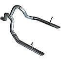 Prebent Tailpipes - 2.50 in. Rear Exit w/Stainless Tips - Pair