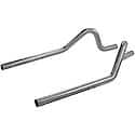 Prebent Tailpipes - 2.50 in. Rear Exit - Pair