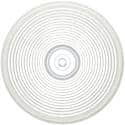 4" Round, White LED, Clear Back-Up Light, Grommet Mount, PL-3, 2-Pin Connection