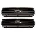 Classic Series Valve Covers: Small Block Ford 221-351W 62-95, Black Aluminum