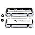 Signature Series Valve Covers: Buick 3.8L & 4.1L V6 1977 & Later, Chrome Steel