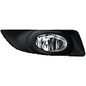 New Standard Replacement Passenger Side Fog Light Assembly, Sedan Models, Standard Type, Oval Shape