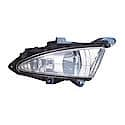 New CAPA Certified Premium Replacement Passenger Side Fog Light Assembly, Sedan Models