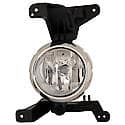 New CAPA Certified Standard Replacement Driver Side Round Fog Light Assembly, EX/LX Models