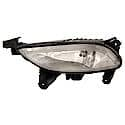 New CAPA Certified Premium Replacement Passenger Side Fog Light Assembly, With White Bezel