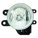 New CAPA Certified Standard Replacement Driver Side Fog Light Assembly, Without Driver Assist System