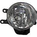 New CAPA Certified Standard Replacement Driver Side Fog Light Assembly, From 12/2013 Production Date