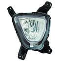 New CAPA Certified Standard Replacement Passenger Side Halogen Fog Light Assembly, EX/L/LX Models