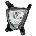 New CAPA Certified Standard Replacement Driver Side Halogen Fog Light Assembly, EX/L/LX Models