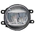 New CAPA Certified Standard Replacement Driver Side Fog Light Assembly, With LED