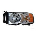 New Standard Replacement Driver Side Headlight Assembly, Includes Park/Signal/Marker Lights