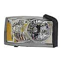 New Economy Replacement Passenger Side Headlight Assembly, Without Black Bezel