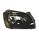 New Economy Replacement Driver Side Headlight Assembly, With Black Bezel